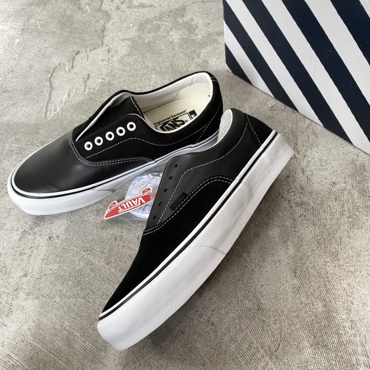 新品 Engineered Garments x Vault by Vans Era Gore Vlt Lx エンジニアドガーメンツ バンズ エラ ULTRACUSH BLACK ブラック size 27cm (71