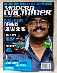 ★★MODERN DRUMMER 2019年3月号★DENNIS CHEMBERS★ドラム専門誌 洋書★中古本 [BOK2645BOK