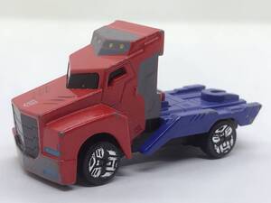 けC2★DICKIE TOYS トランスフォーマー オプティマス プライム 2015 ハズブロ Hasbro ダイキャスト ミニカー Optimus Prime 全長約72mm