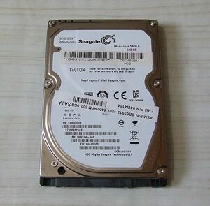 Seagate ST9500325AS 500GB 2.5インチHDD