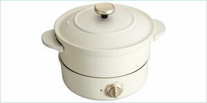 [DSE] (展示未使用品) BRUNO ブルーノ グリルポット ホワイト BOE029-WH グリル鍋