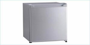 [DSE] 1円～ (未使用品) 少し訳アリ アイリスプラザ 冷蔵庫 46L 1ドア PRC-B051D 2021年製 シルバー 右
