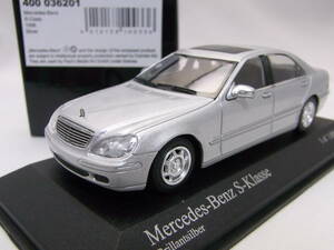 ★絶版希少!★Mercedes-Benz S-Class 1998 Silver 1/43【W220 メルセデスベンツ Sクラス】★美品!★検:S320 S430 S500 S600 S55 S63L AMG★