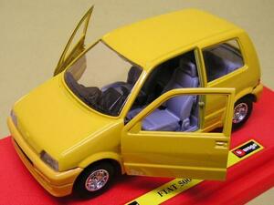 TB# BBurago 1/24 Fiat 500 Spalding 