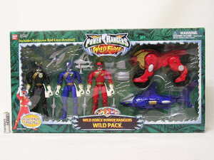 TB■バンダイ Power Rangers Wild Force ＷＩＬＤ PACK アクションフィギュア ガオレンジャー