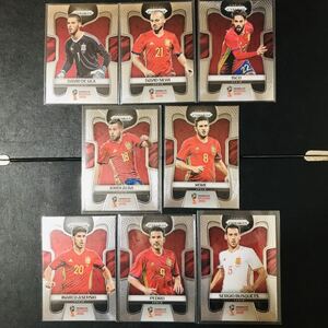 Spain Base card ×8 / 2018 PANINI PRIZM WORLD CUP SOCCER isco busquets スペイン代表 カード 8枚セット！ イスコ ブスケッツ コケ