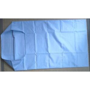 まくらカバー ２枚組６０サテン生地 無地 ブルー 綿 １００％ 日本製 枕カバー 約 ５０cmX９０cm 封筒式 送料無料 ピロケース ２Pの画像3