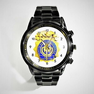 新品 NYPD 腕時計 メンズ クオーツ /162/ 電池交換可能 90日動作保証 ニューヨーク警察 ポリスバッジ