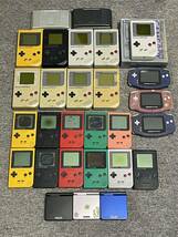 ニンテンドー ゲーム機★まとめて出品★Nintendo ゲームボーイ GAME BOY/ADVANCE/SP/pocket/DS 計28台【未確認 ジャンク】_画像1