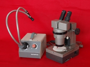 [OLYMPUS/ Olympus /. eye real body microscope /VMZ/ fibre lighting equipment /LGPS] physical and chemistry experiment 