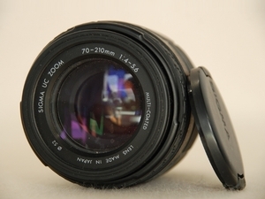 [SIGMA/UC ZOOM/ auto focus for zoom lens /70-210mm/1:4-5.6/ present condition goods ]