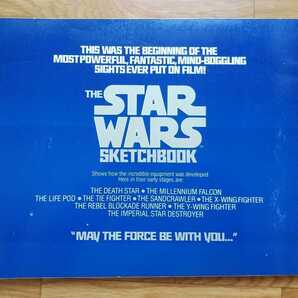 THE STAR WARS Sketchbook JOE JOHNSTON 1977年初版ジョージョンストン スターウォーズ 生頼範義 シドミード ドローイング集96ページ洋書の画像2