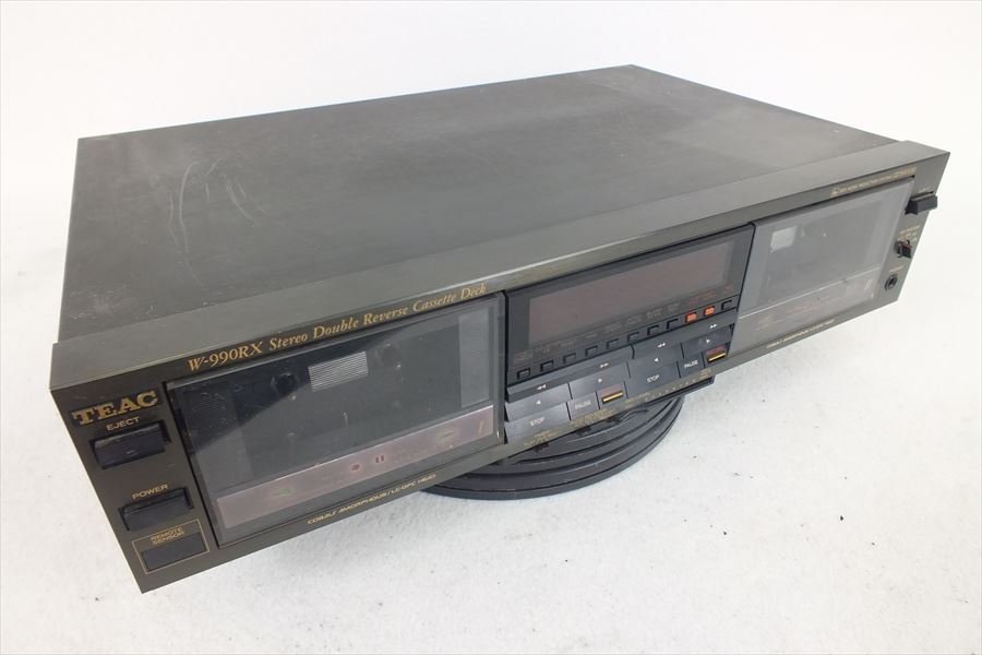 新品、本物、当店在庫だから安心】 TEAC W-990RX Wカセットデッキ