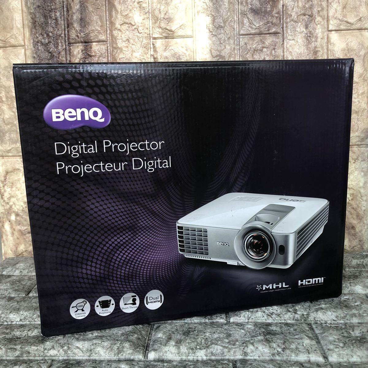 BenQ 短焦点プロジェクター MW632ST パールホワイト 未使用 www