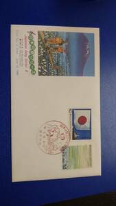 日本の歌シリーズ 第６集 東京中央 55.6.16 FDC 初日カバー ザ井雑貨 ああ-9-4