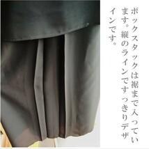 喪服 レディース 礼服 ブラックフォーマル ロング丈 ワンピース 大きいサイズ 夏用 シフォン おしゃれ 安い マタニティ対応 122801-8L_画像4