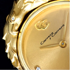 【最終値下げ】【Carrera y Carrera】最高級18K 華麗かつ唯一無二 カレライカレラ 120万円以上 宝石時計 芸術時計 スペイン王室