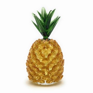  with translation objet d'art beautiful Kirakira pineapple crystal manner 