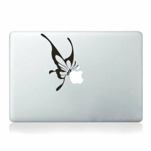 MacBook ステッカー シール Swallowtail Butterfly 1 (13インチ)