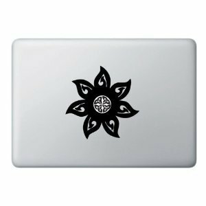 MacBook ステッカー シール Backlit Celtic Knot on Flower Mandala (13インチ)