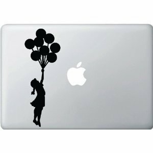 MacBook ステッカー シール Flying Balloon Girl