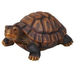  garden ornament turtle real ( middle size )