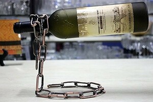  wine bottle holder mystery . chain 