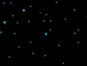 ウォールステッカー 暗い所で光る 星 (4.5cm×25枚)