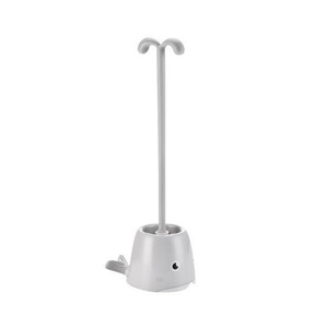  toilet brush whale type stand attaching anime manner plastic ( gray )