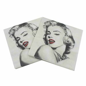  бумага салфетка Marilyn Monroe рисунок 60 листов 