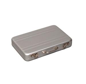  with translation card-case attache case type aluminium ( silver )