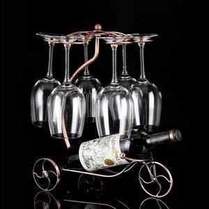  wine bottle holder glass stand . car type bronze color 6 piece . for ( to raise type )