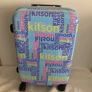  Kitson молния Carry чемодан 48L kitson TSA блокировка дорожная сумка Sky голубой 