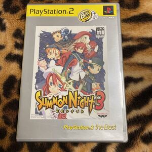 PS2 サモンナイト3 説明書無 起動確認済み 大量出品中! 同梱発送歓迎です。