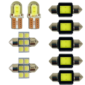 CV5W CV2W系 デリカ D：5 後期 [H24.7〜] 純正球交換用 COB全面発光 LED ルームランプ ウェッジ球セット 車内灯 室内灯 ホワイト