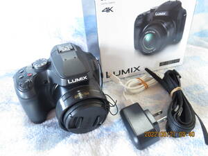 美品　Panasonic LUMIX DC-FZ85 4K 光学ズーム最大６０倍　EX光学ズーム最大１２２倍　花から野鳥まで便利なカメラ　動作品　中古