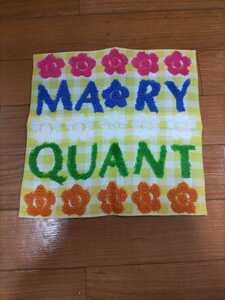 K100: MARY QUANT　マリークヮント　タオルハンカチ