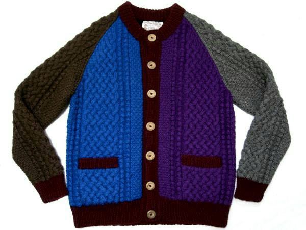 INVERALLAN シップス別注 スコットランド製 ニット カーディガン XL