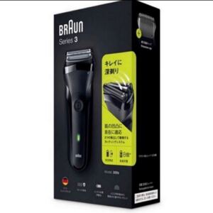 新品未開封 シェーバー ブラウン メンズ 電気シェーバー 髭剃り 300S-B シリーズ3 3枚刃 ブラック