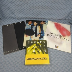 B354● DREAMS COME TRUE(ドリカム) パンフ4冊 /WONDER LAND '95 GUIDE BOOK / The Swining Star / MAGIC JOURNEY / LOVE UNLIMITED