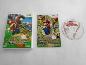 Wii21-262 任天堂 ニンテンドー Wii スーパーマリオスタジアム ファミリーベースボール 人気 野球 レトロ ゲーム ソフト 使用感あり