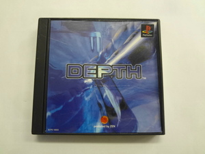 PS21-360 ソニー sony プレイステーション PS 1 プレステ DEPTH デプス レトロ ゲーム ソフト 使用感あり