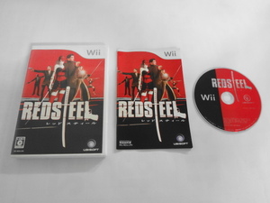 Wii21-207 任天堂 ニンテンドー Wii REDSTEEL レッドスティール 侍 サムライ 刀 銃 レトロ ゲーム ソフト