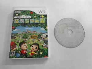 Wii21-218 任天堂 ニンテンドー Wii 街へいこうよ どうぶつの森 レトロ ゲーム ソフト のみ スピーク無し 使用感あり 取説なし