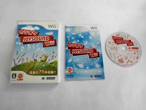 Wii21-243 任天堂 ニンテンドー Wii カラオケ JOYSOUND Wii ハドソン シリーズ レトロ ゲーム ソフト