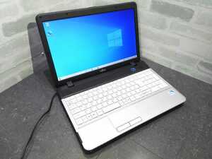 【中古動作品】管C4 FUJITSU LIFEBOOK A512/FX CPU Celeron B730 HDD320GB、メモリー2GB、バッテリー有り、クリーンインストール済み