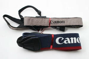 1円　スタート　Canon　キヤノン ストラップ　カメラ　中古　EOS　2本セット