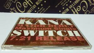 ▼ 即決 ▼ 【CD：邦楽】 KANA 「SWITCH」 !! 通常盤＆非売品の2枚セット レアCD カナ 「スイッチ」