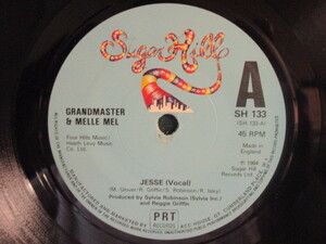 Grandmaster & Melle Mel ： Jesse 7'' / 45s (( Sugar Hill Old School Rap )) (( Sugarhill 落札5点で送料無料