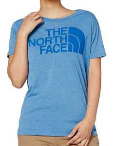 《希少XL》THE NORTH FACE ショートスリーブカラーヘザーロゴティー レディース